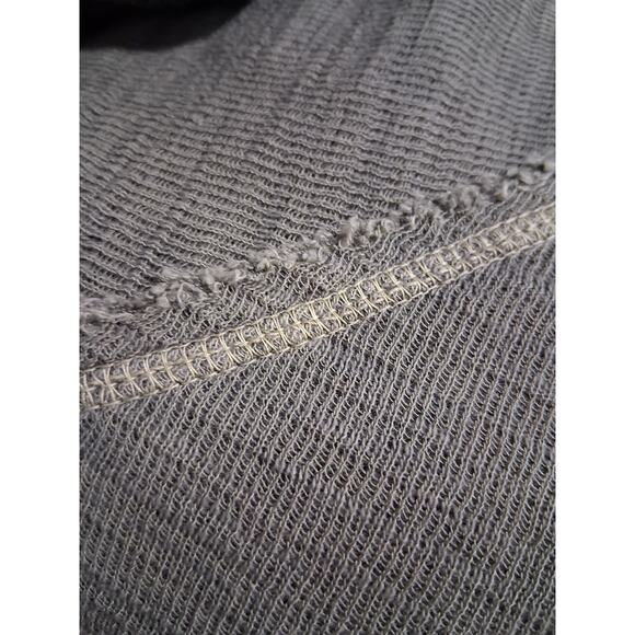 Sundance Super Grunge Women's Medium Distressed Prep Raw Hem Holes Jacked-up Top - Picture 10 of 15